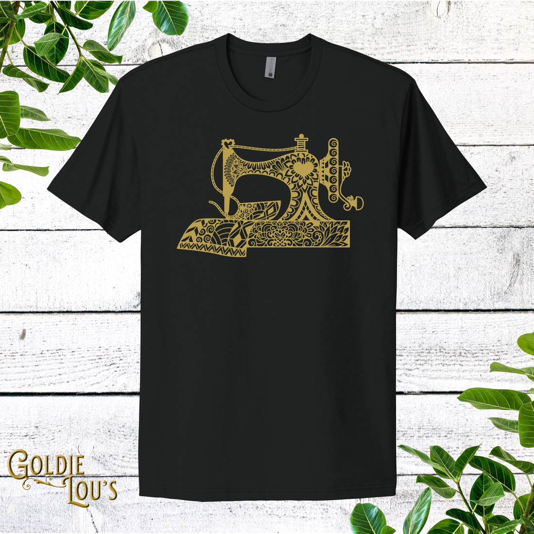 Crank Sewing Machine Quilting T-shirt