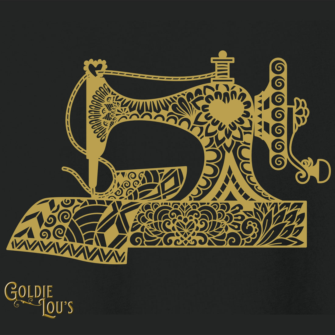 Crank Sewing Machine Quilting T-shirt