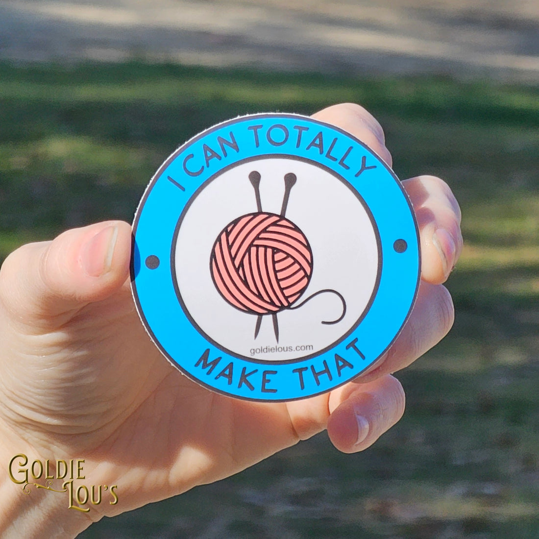 I Can Make That - Yarn Sticker