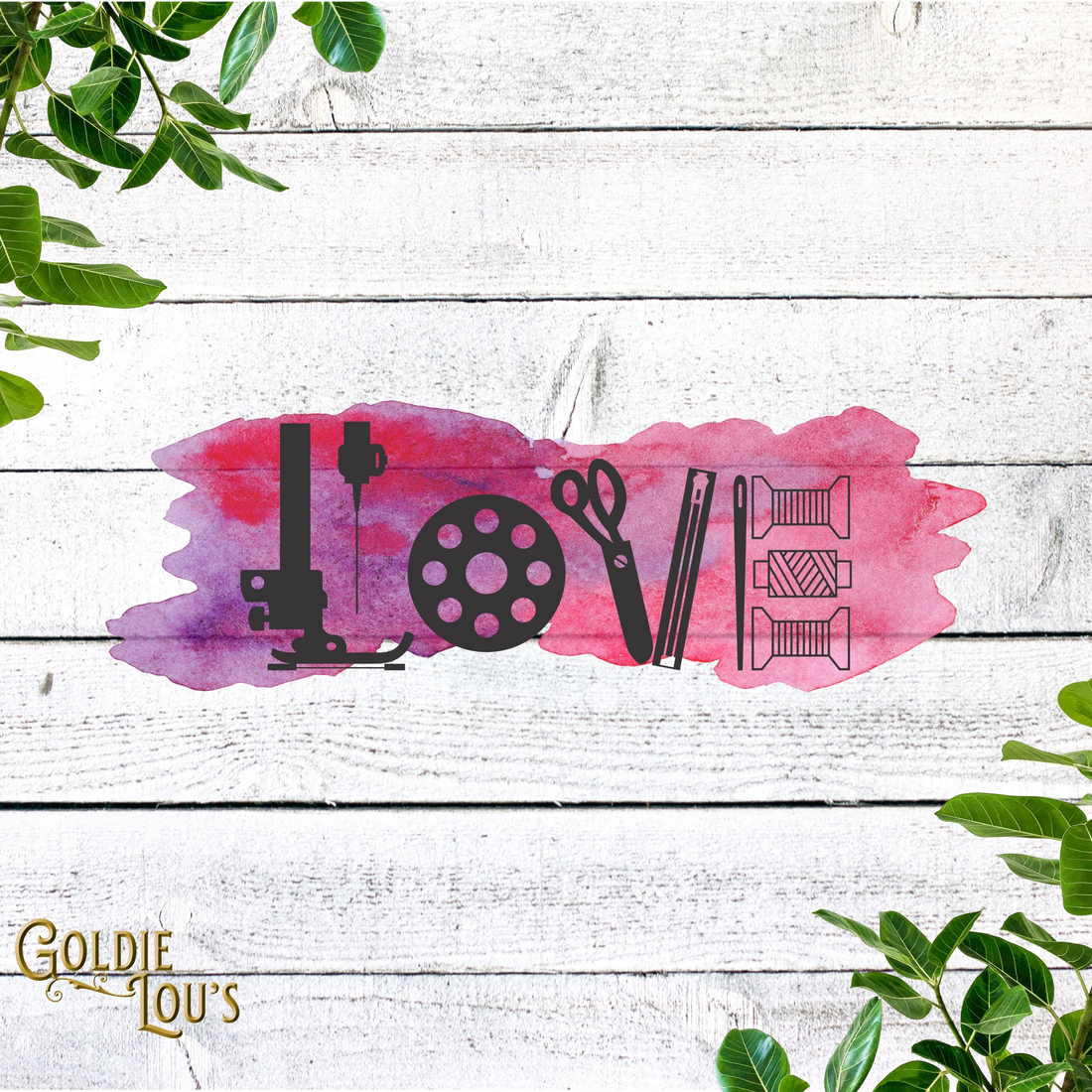 Watercolor LOVE Mug