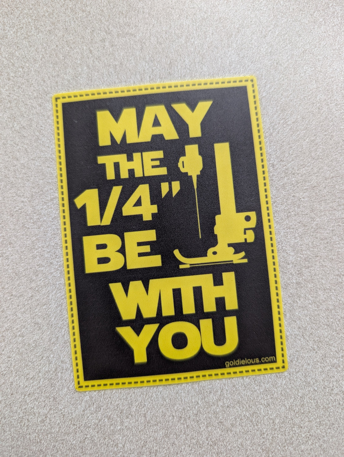 May the 1/4th Be With You Sticker