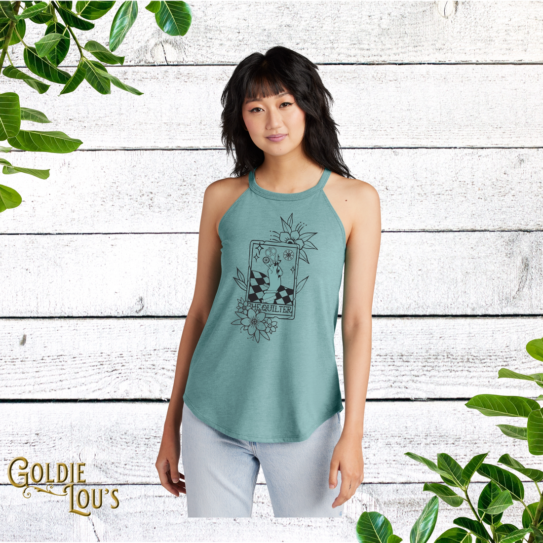 The Quilter Tarot Tank Top