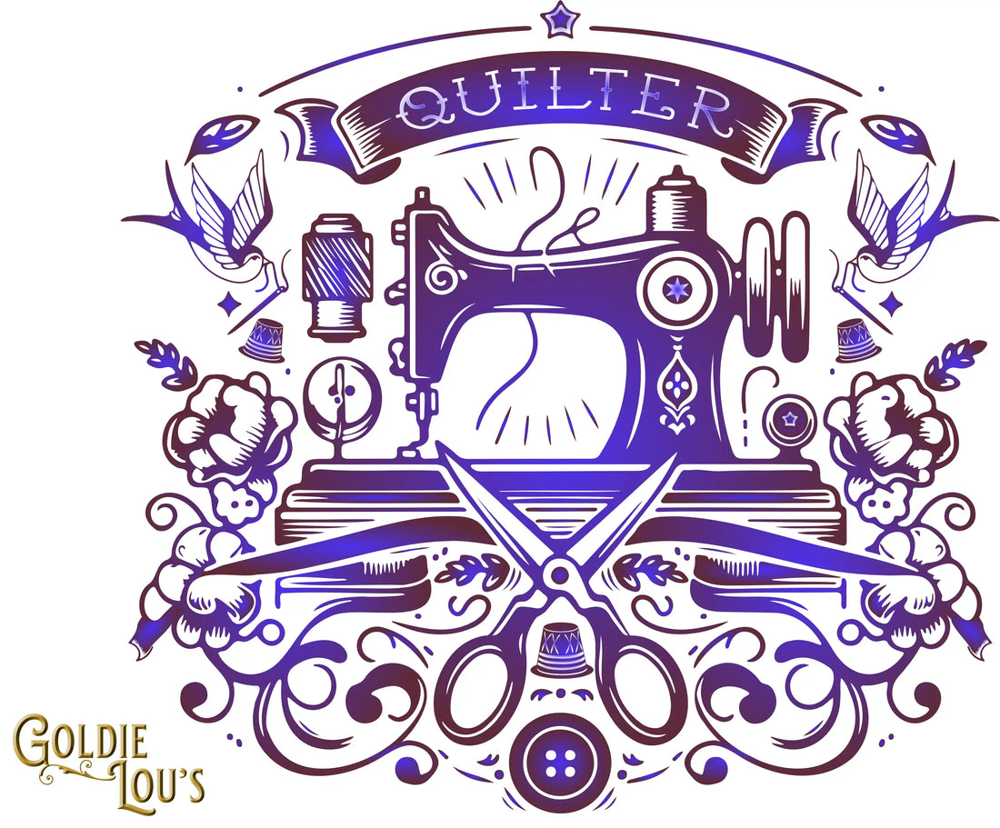 Tattoo Machine Quilter Skinny Tumbler