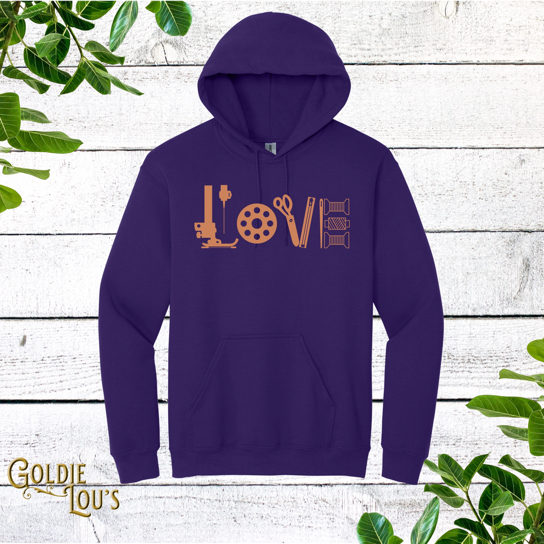 LOVE Quilting Hoodie