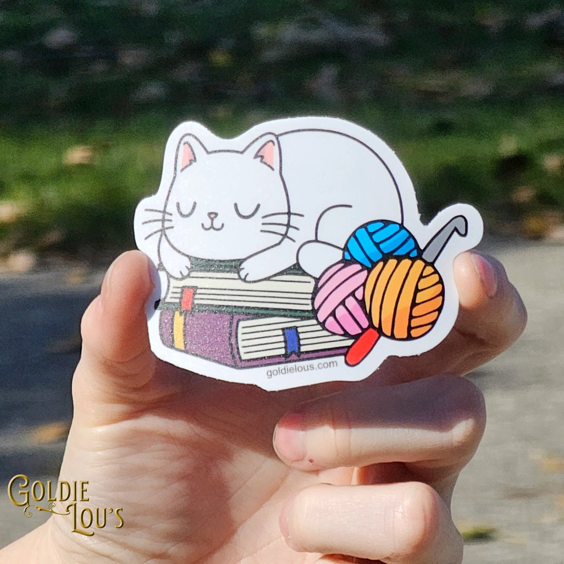 Crochet Kitty Sticker