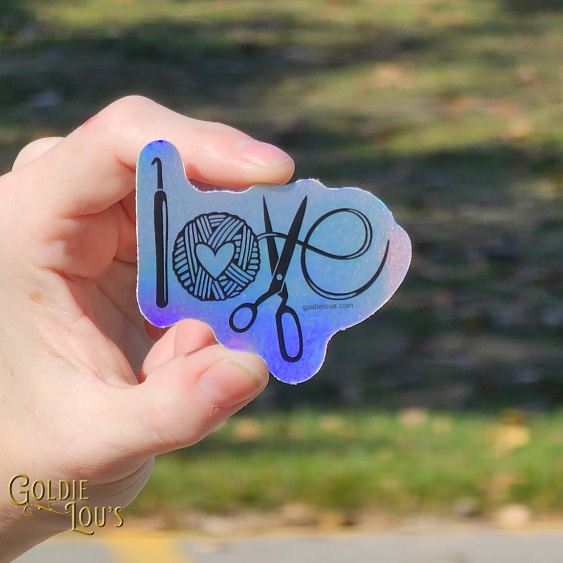 Crochet LOVE Sticker
