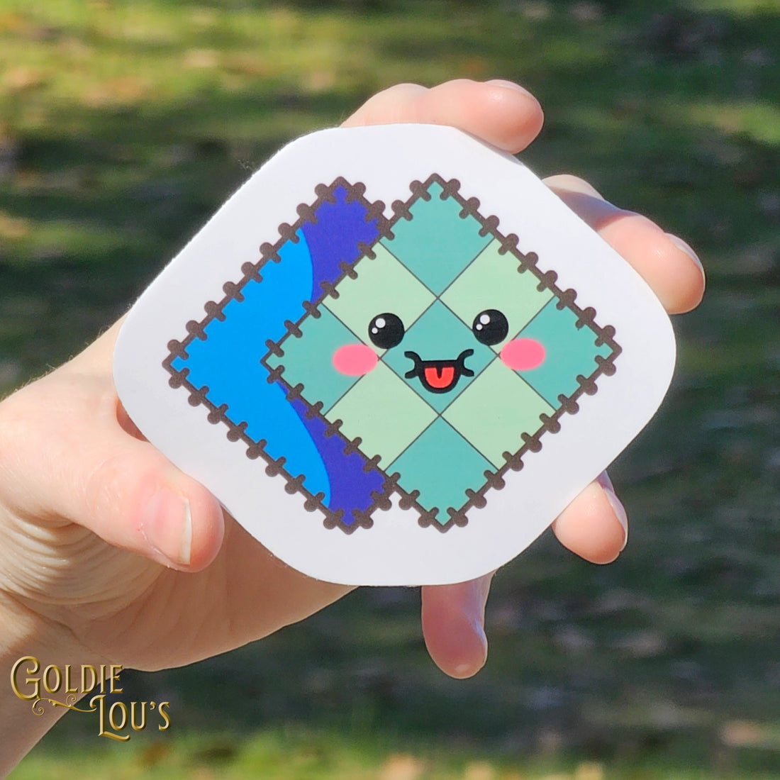 Cute Nine Patch Block Sticker