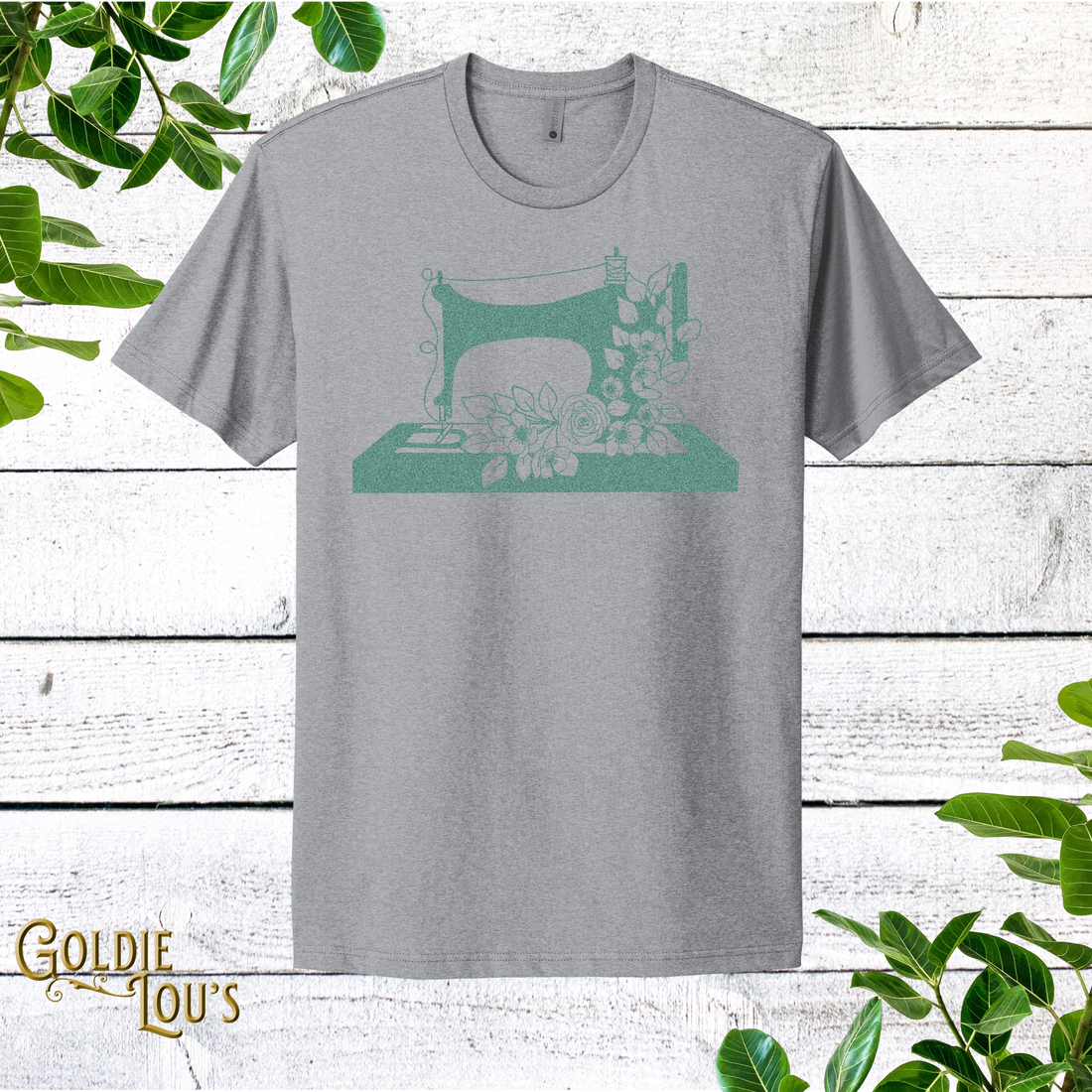 Floral Featherweight Machine Quilting T-shirt