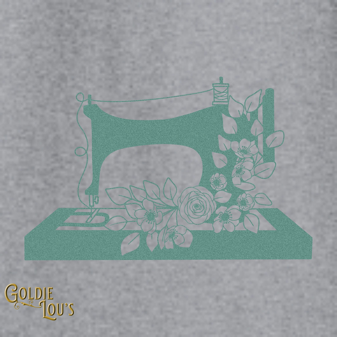 Floral Featherweight Machine Quilting T-shirt