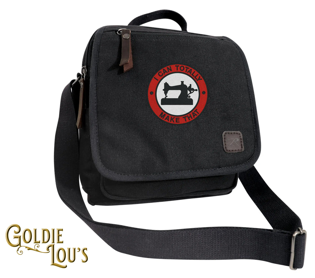 I Can Totally Make That Featherweight Canvas Shoulder Bag
