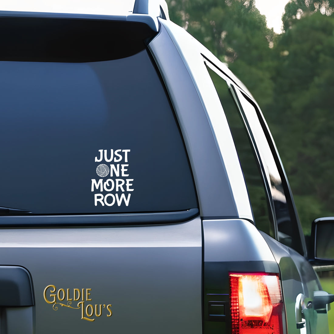Just One More Row Car Vinyl Decal Kit