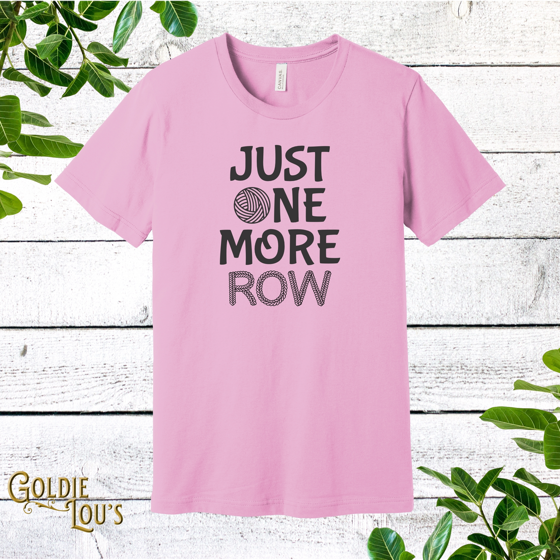 Just One More Row T-shirt