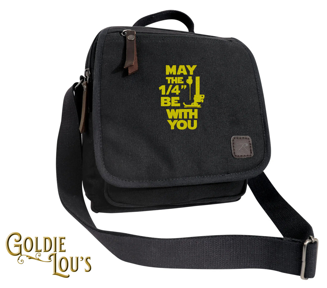 May the 1/4th (Fourth) Be With You Canvas Shoulder Bag