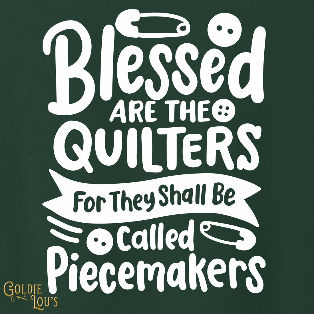 Blessed are the Piecemakers Quilting T-shirt