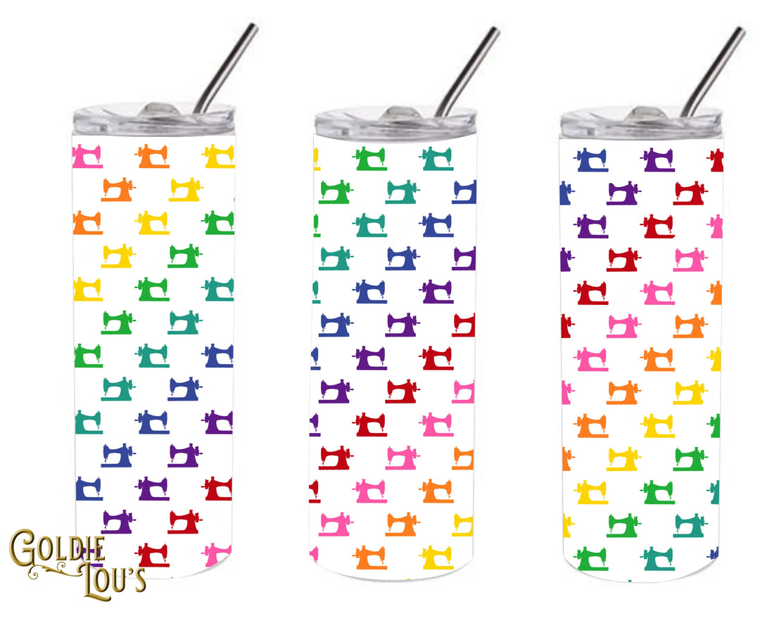Rainbow Machine Skinny Tumbler
