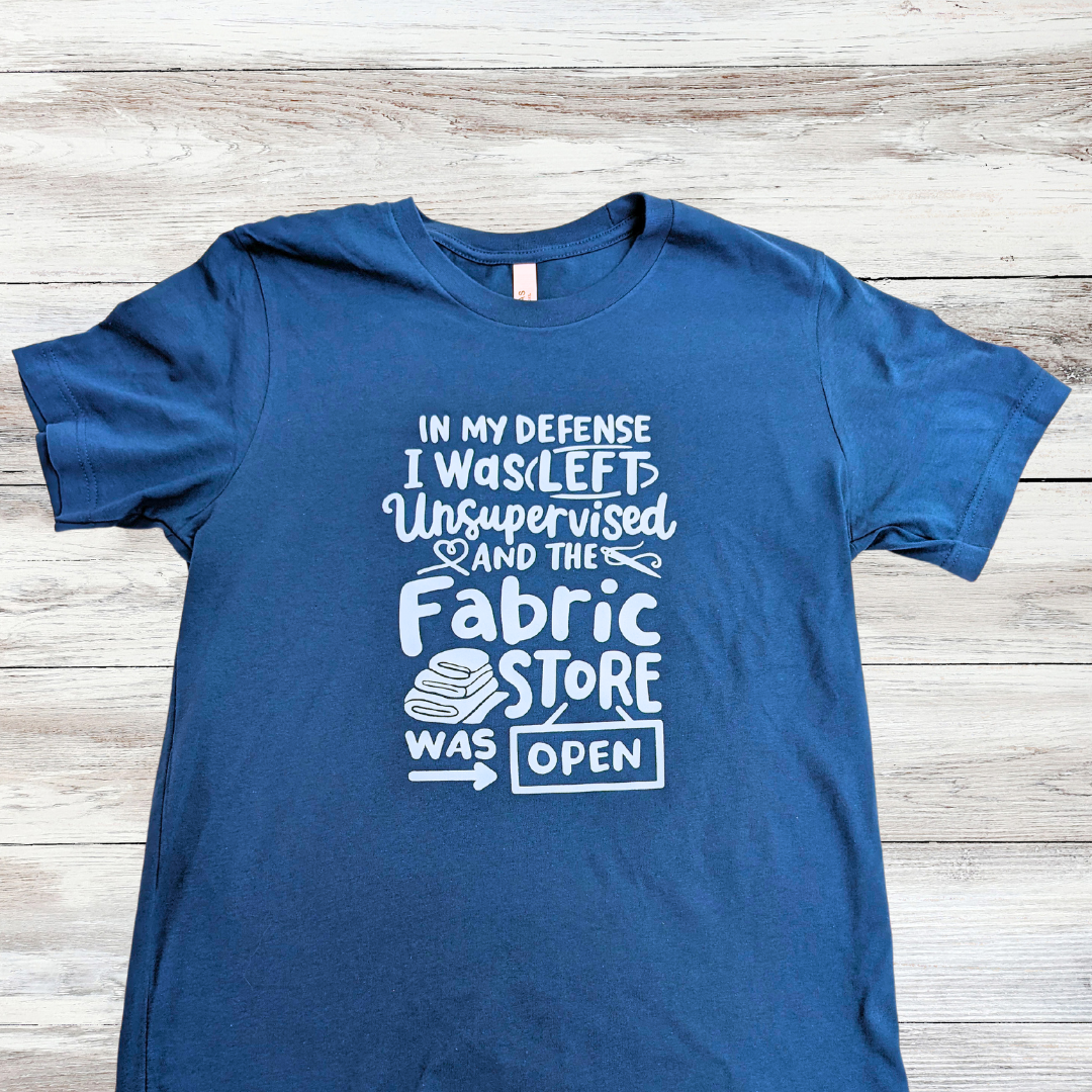 Unsupervised Shopper Quilting T-shirt
