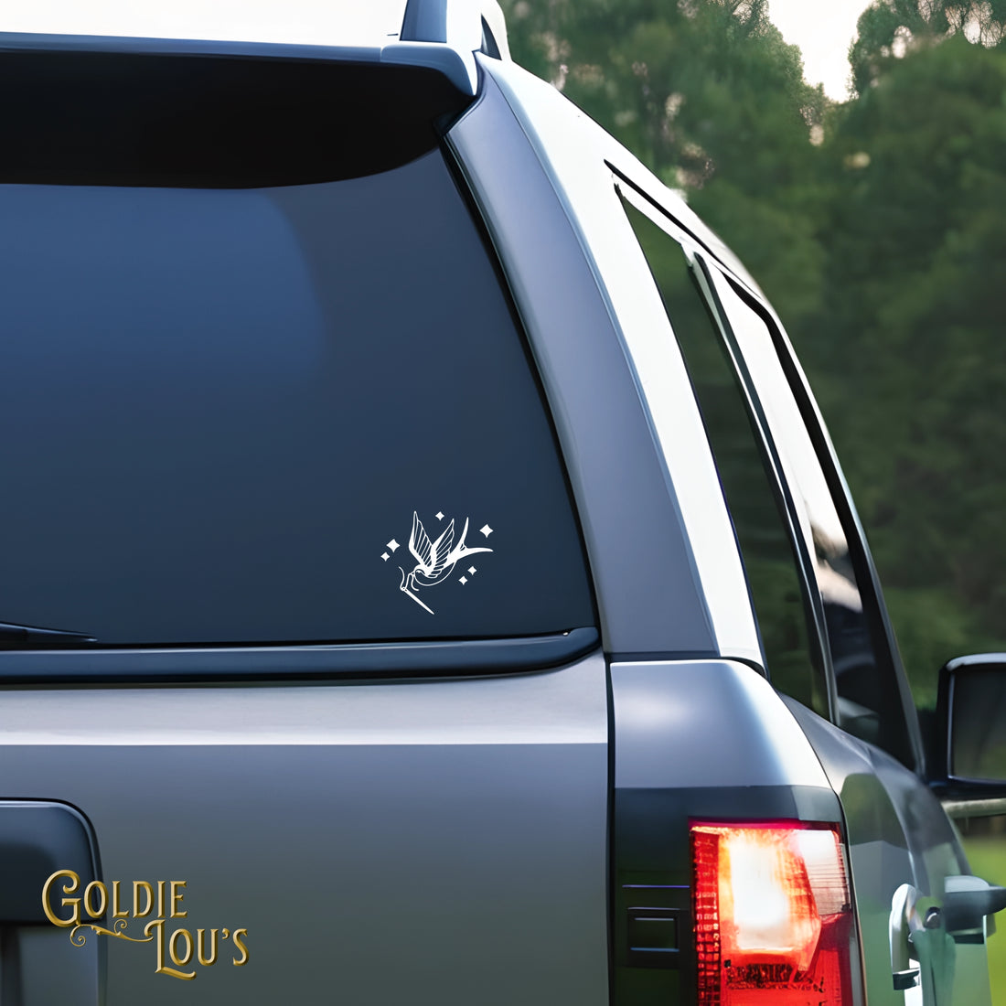 Sewing Sparrow Car Vinyl Decal Kit