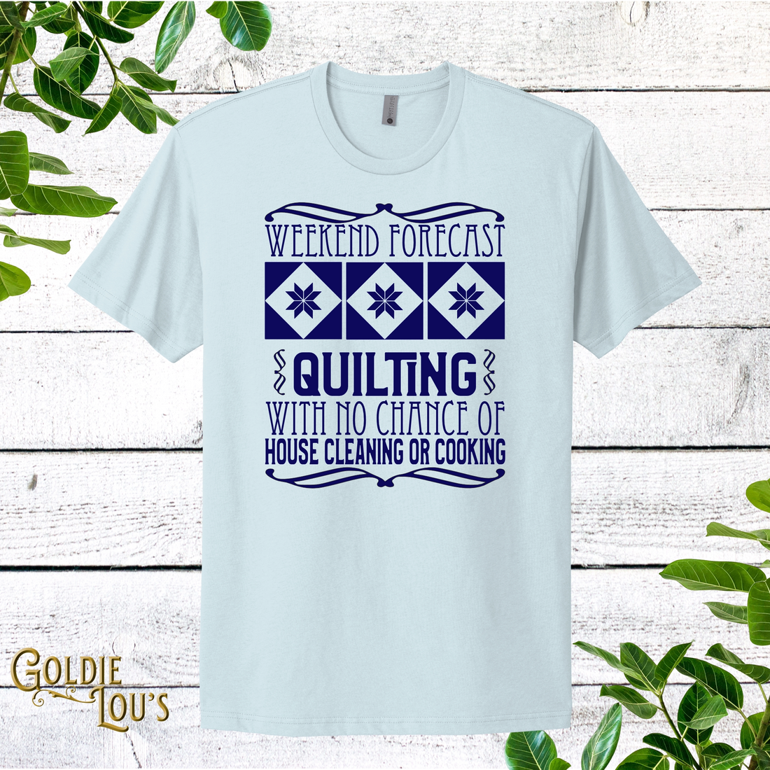 Weekend Forecast Quilting T-shirt