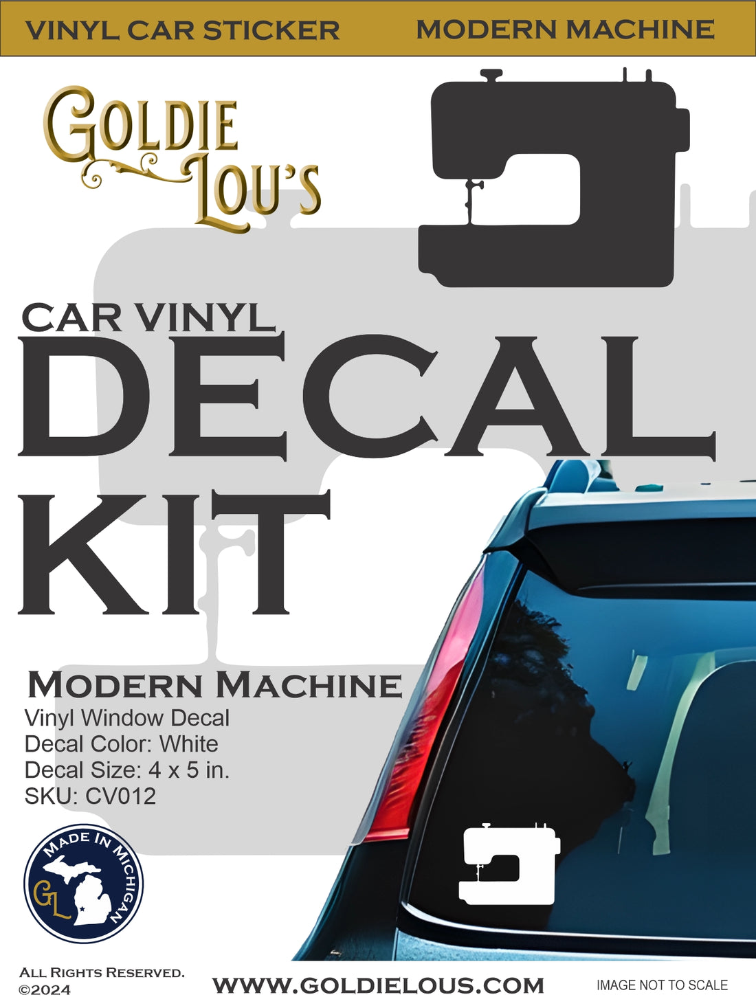 Modern Machine Car Vinyl Decal Kit