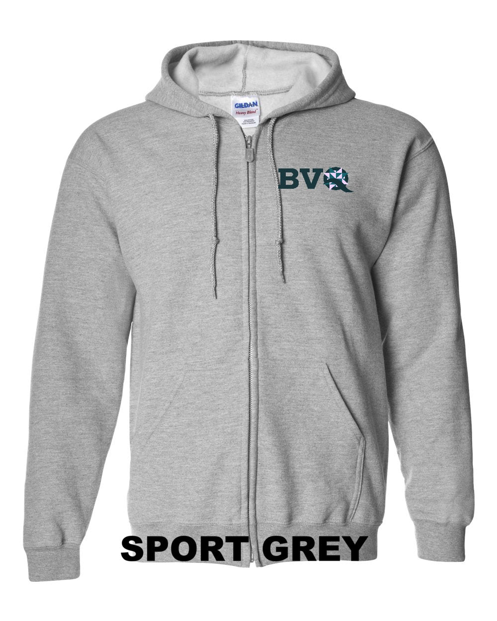 BVQ Full Zip Hooded Sweatshirt