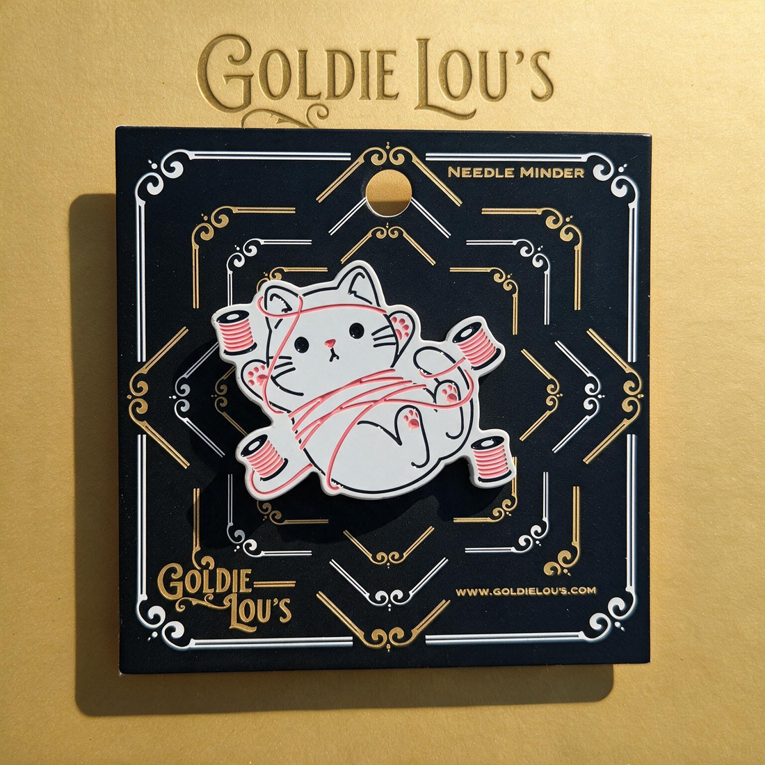 Tangled Thread Kitty Needle Minder