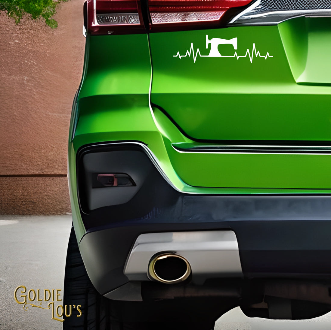 Featherweight Heartbeat Car Vinyl Decal Kit