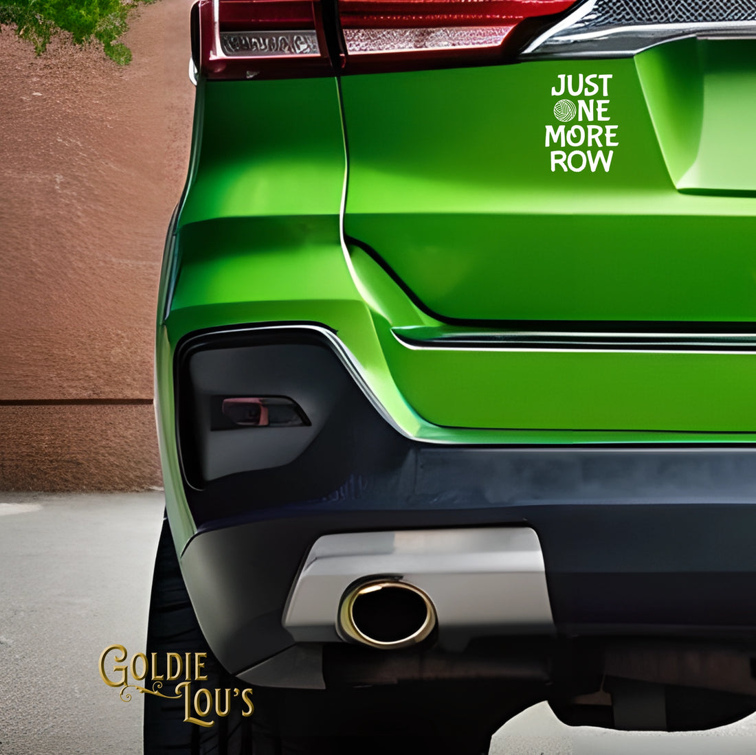 Just One More Row Car Vinyl Decal Kit