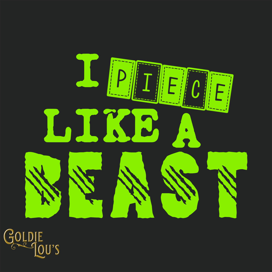 Piece Like a Beast Quilting T-shirt