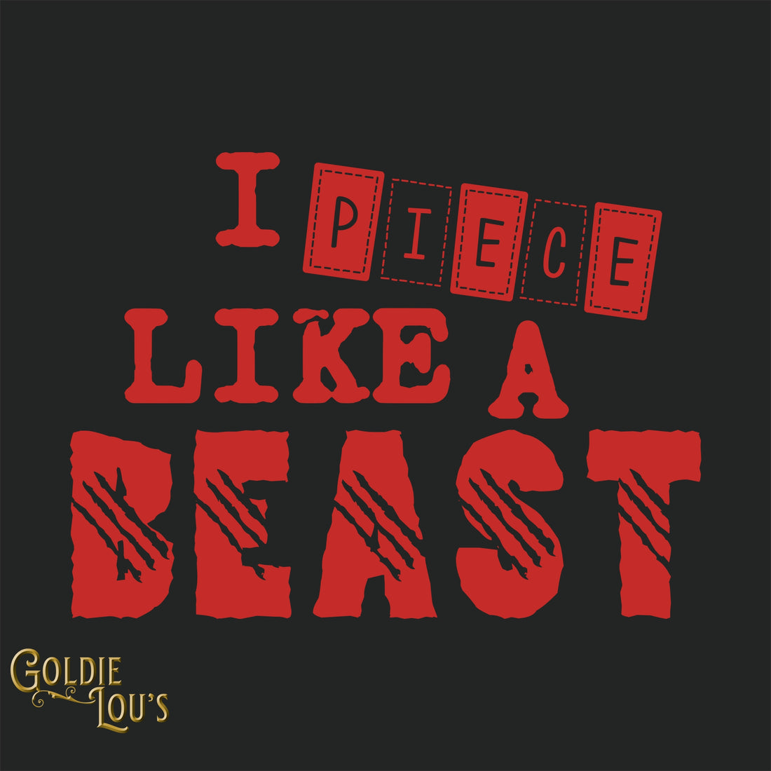Piece Like a Beast Quilting T-shirt
